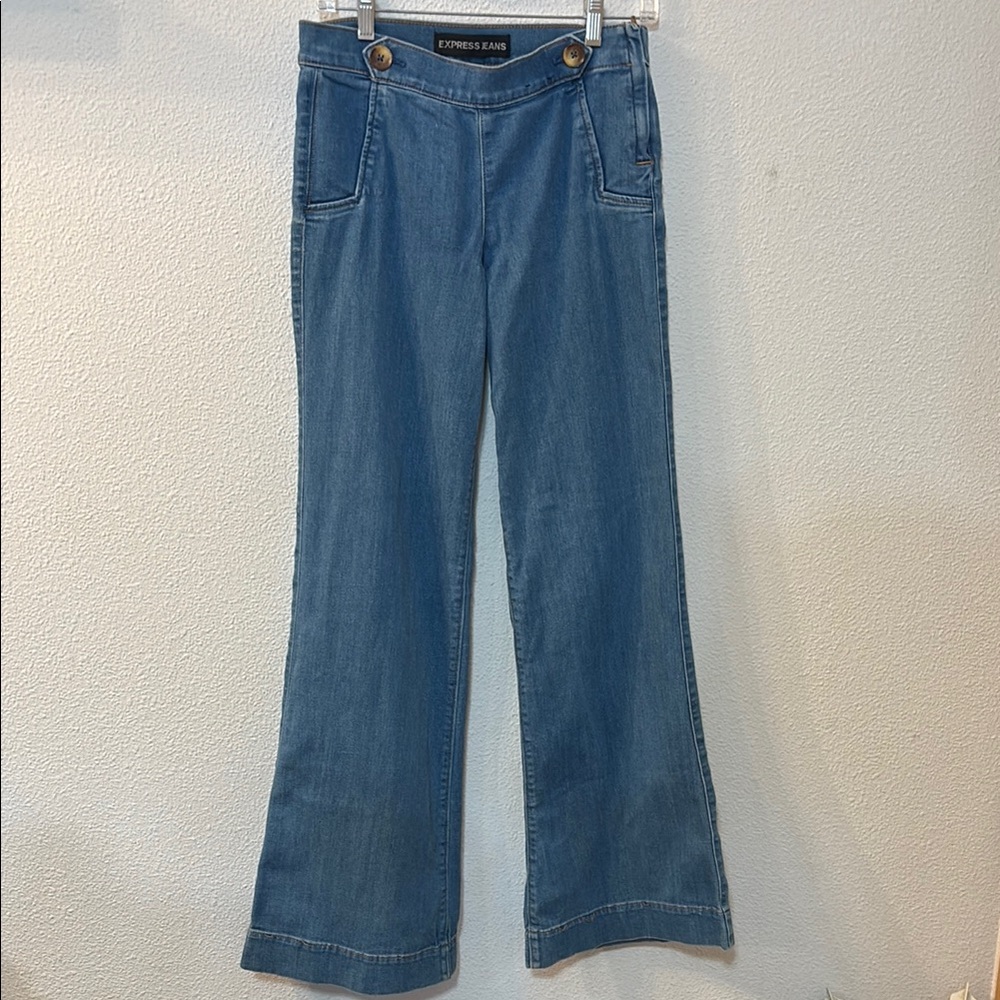 Express Jeans Blue Denim Pants size 4R
